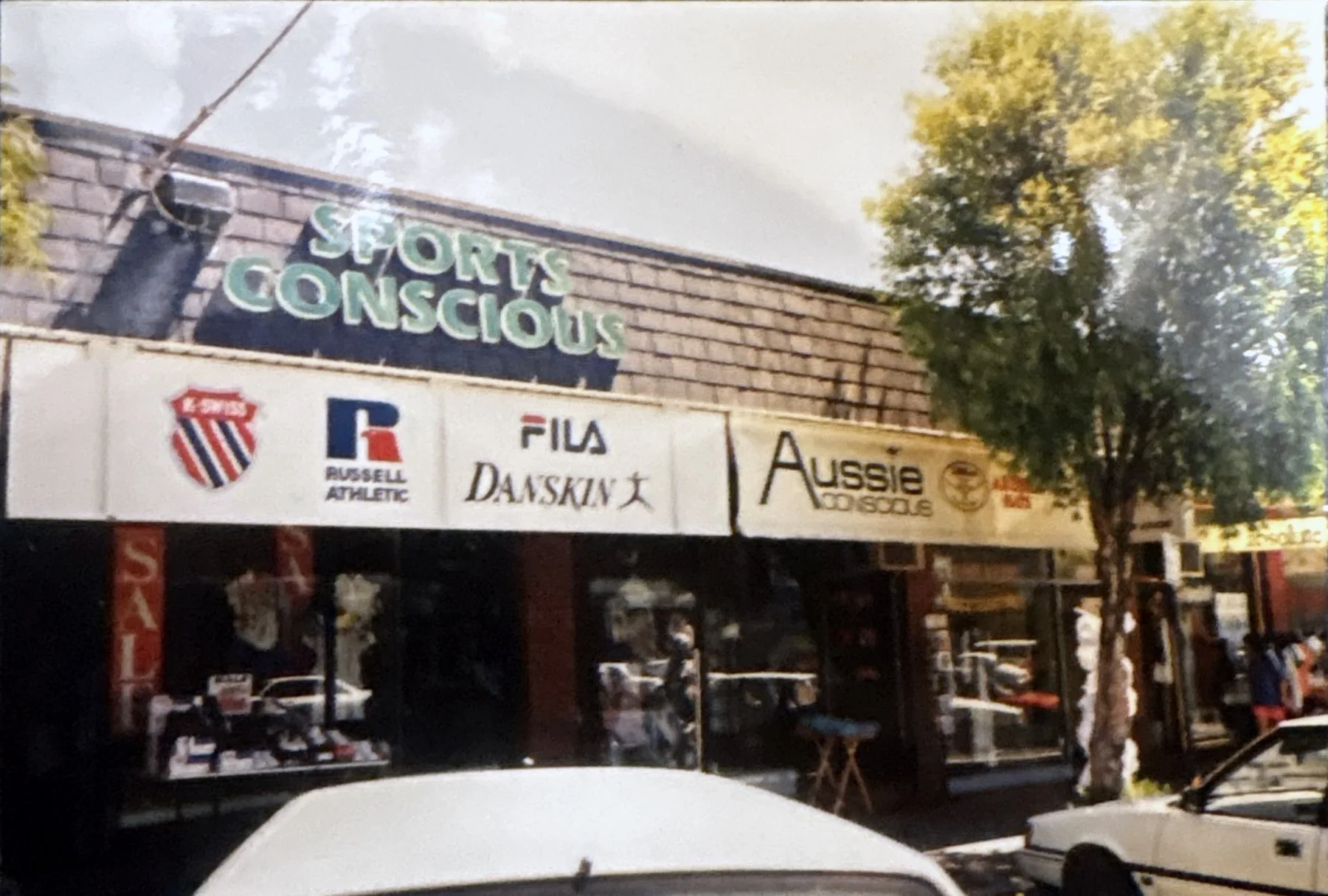 An early Sports Conscious storefront on Church Street in Brighton